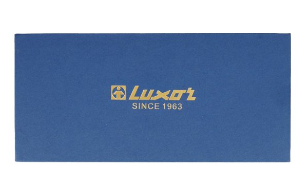 Ручка перьевая синяя 0.7мм черный/золото в подарочной упаковке Luxor TRIDENT 210161