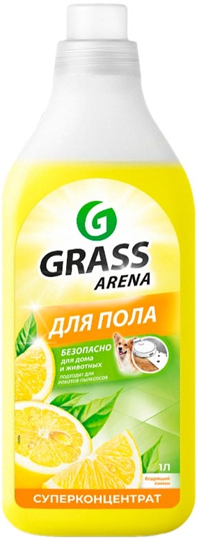 Средство для мытья полов 1л Grass Arena Аромат Лимона 125904