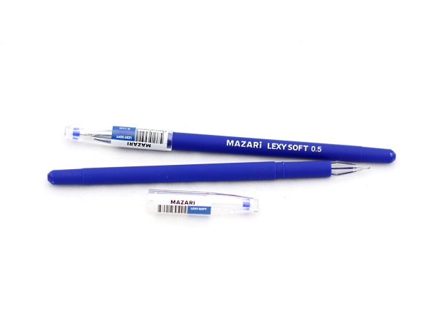 Ручка гелевая Mazari Lexy Soft синяя 0.5мм М-5506-70