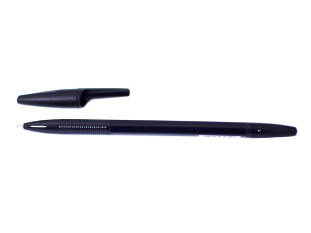 Ручка масляная Mazari Ultra черная 1мм M-5711-71