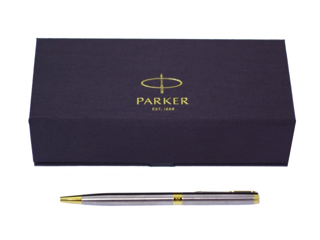 Ручка Parker шариковая поворотная Sonnet Core черная 1мм серебристый корпус 1931508