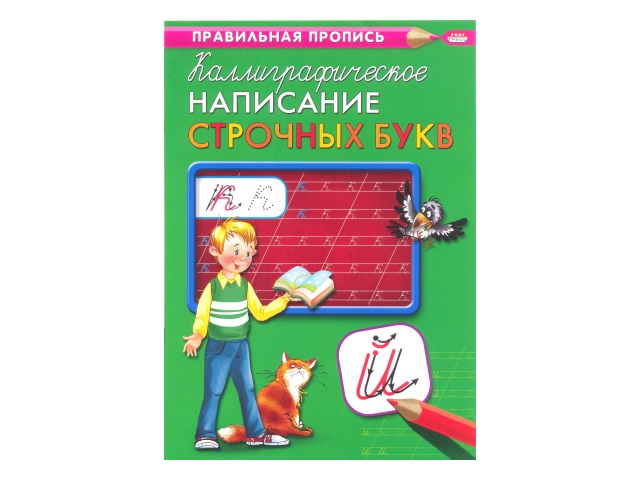 Пропись А4 8л Правильная пропись Каллиграфическое написание строчных букв Prof Press ПР-9317
