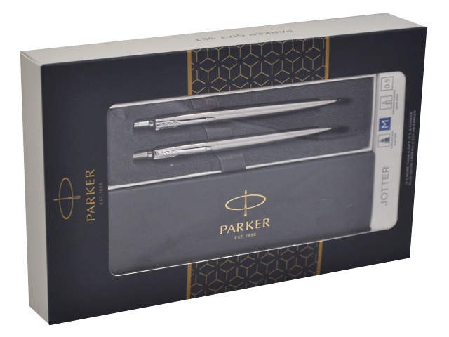 Набор Parker Jotter Core ручка шариковая автомат черная + карандаш механический 2093256