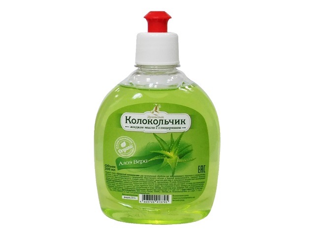 Мыло жидкое 300 мл Душистый колокольчик Алоэ-вера