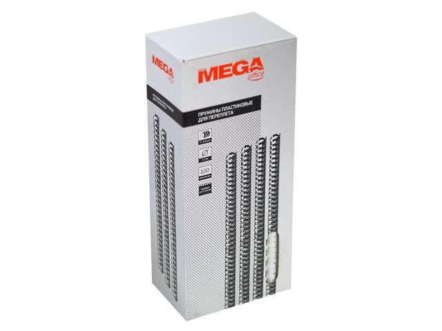 Пружины для брошюровки 12 мм белые 100 шт. ProMega 255087