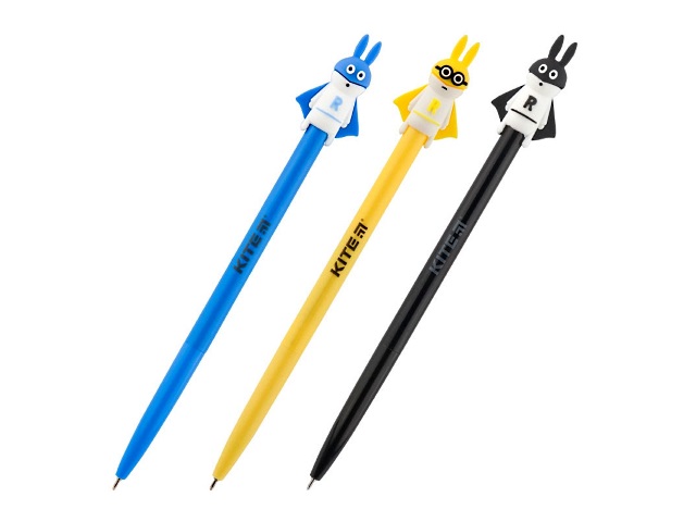 Ручка шариковая автомат Kite Pets Rabbit синяя 0.7мм K19-030-04