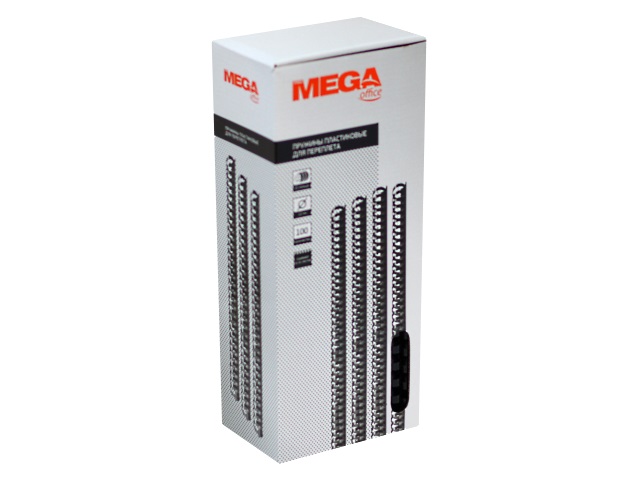 Пружины для брошюровки 12 мм черные 100 шт. ProMega 255092