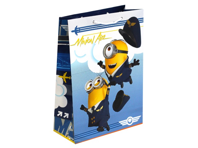 Пакет подарочный бумажный 22*31*10см NDPlay Minions-2 287120