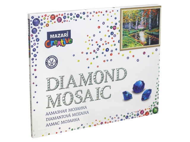 Алмазная мозаика 40*50см Mazari Осень в лесу M-11273