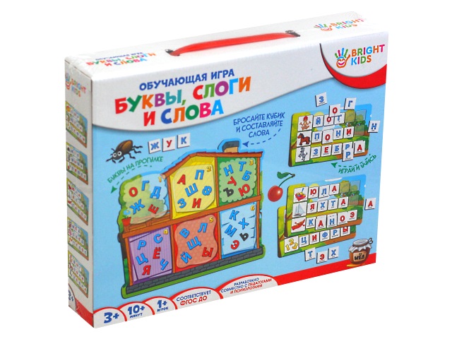 Игра развивающая Bright Kids Буквы. слоги и слова ИН-7631