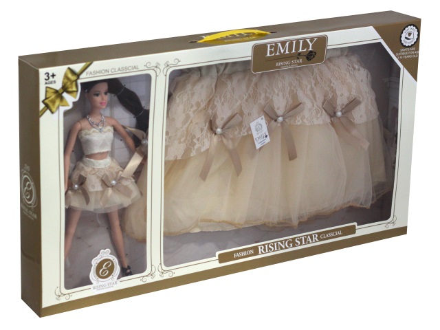 Кукла Emily Rising Star 28см с юбкой Ванильное небо 77023