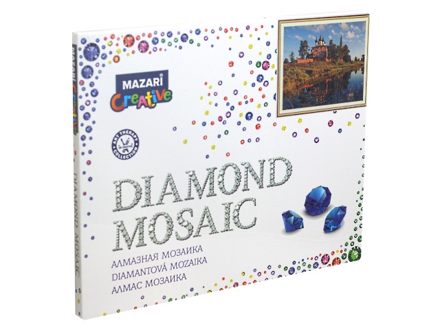 Алмазная мозаика 40*50см Mazari Монастырь в Дунилово M-11327