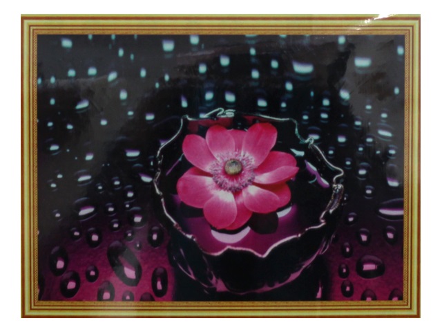 Картина 2 в 1 30*40см Mazari Розовый цветок M-11619