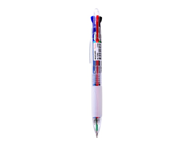 Ручка шариковая  4-х цветная автомат Mazari Omnitus 1мм M-7380