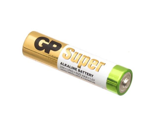 Батарейка минипальчиковая GP LR03 ААА 1.5V Super щелочная