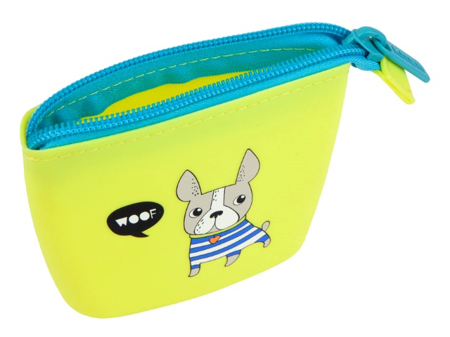 Кошелёк силикон Kite Woof желтый K21-658-5