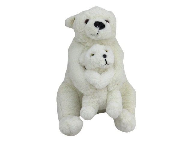Мягкая игрушка Медведица с медвежонком 30см Крым 03866