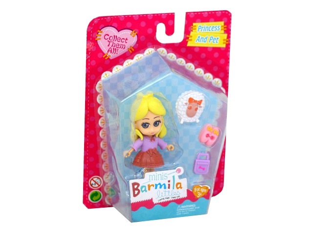 Кукла мини Barmila 8см с аксессуарами Shantou 7584