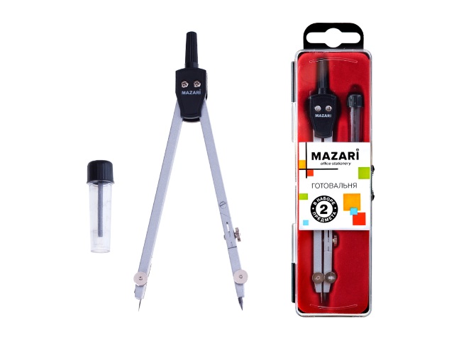Готовальня  2 предмета Mazari M-4503