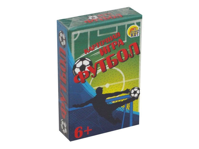 Настольная карточная игра Футбол 55 карточек Рыжий кот ИН-5819