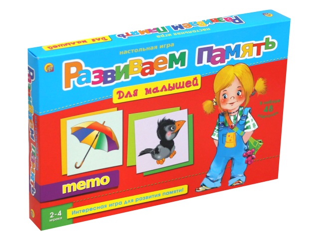 Настольная игра Мемо Развиваем память Для малышей Рыжий кот ИН-2055