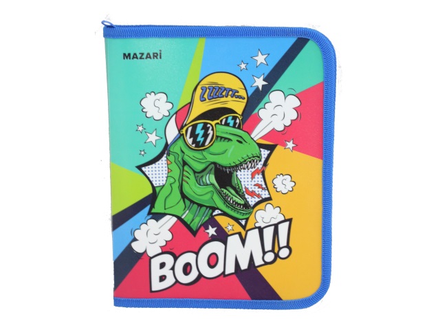 Папка для тетрадей А5 на молнии Mazari Boom M-16087