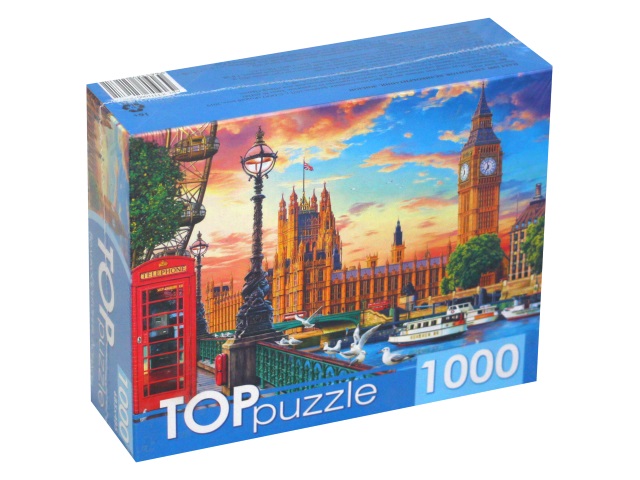 Пазлы 1000 деталей TOPpuzzle Великобритания Лондон ХТП1000-2167