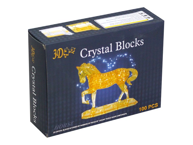 Конструктор 3D Crystal Blocks Лошадь 1202070