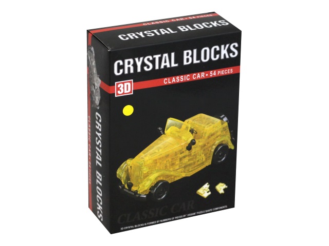 Конструктор 3D Crystal Blocks Ретро машина 1396471