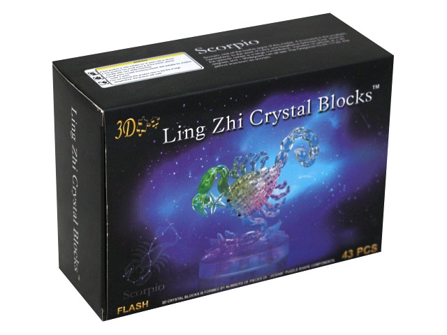 Конструктор 3D Crystal Blocks Скорпион 1396446
