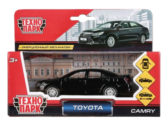 Машина металл Технопарк Toyota Camry 12см черная CAMRY-BK