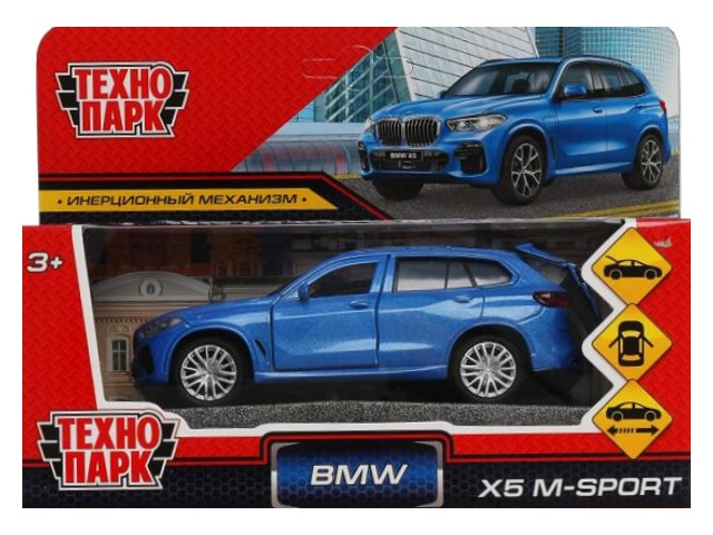 Машина металл Технопарк BMW Х5 M-Sport 12см синий X5-12-BU
