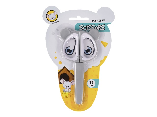 Ножницы детские 13 см Kite Mouse в футляре K21-017-01