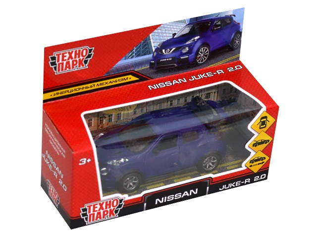Машина металл Технопарк Nissan Juke-R 2.0 Soft 12см синий JUKE-12FIL-BU