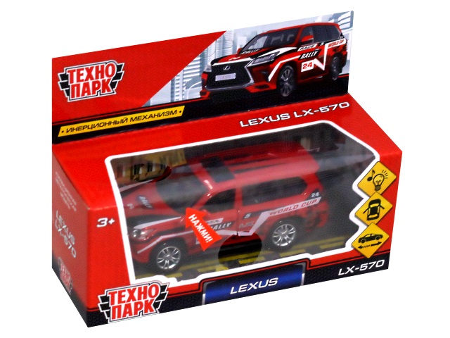 Машина металл Технопарк Lexus LX-570 Спорт 12см LX570-S-SL