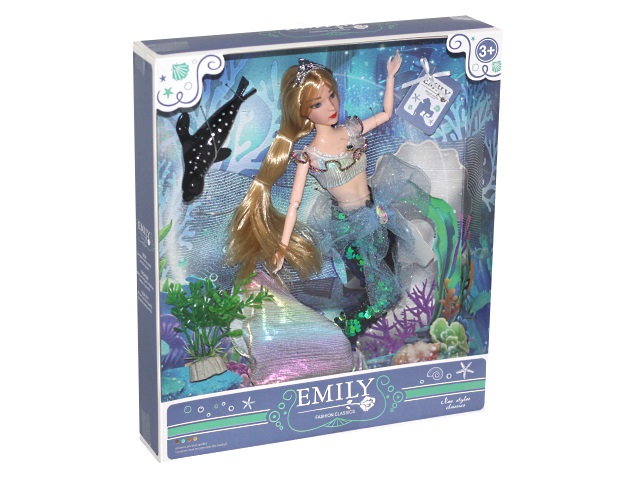 Кукла Emily Русалочка 28см Изумрудный наряд 76965