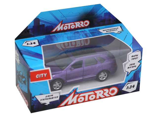 Машина металл Motorro City со звуком и светом 11см 21319
