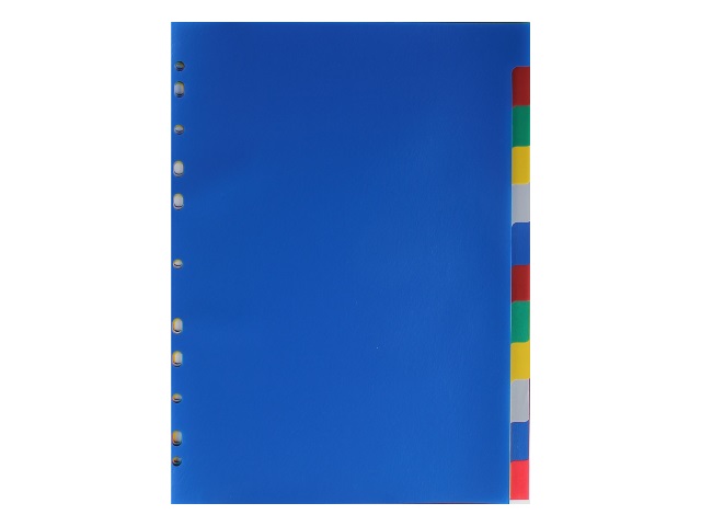 Разделитель А4 (5цв) Attomex пластик цветной 3051511