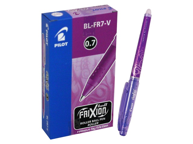Ручка пиши-стирай Pilot 0.7мм фиолетовая гелевая BL-FR-7-V