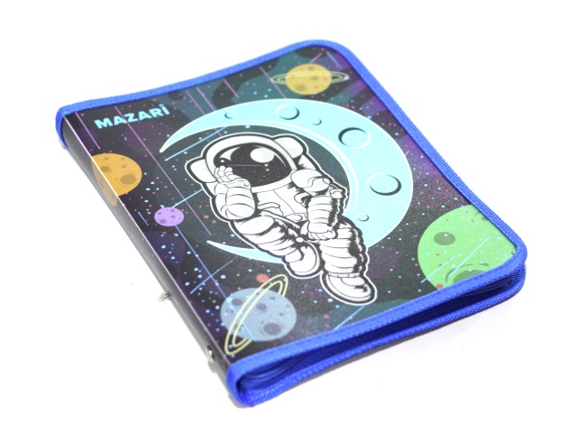 Папка для тетрадей А5 на молнии Mazari Austronaut M-16395