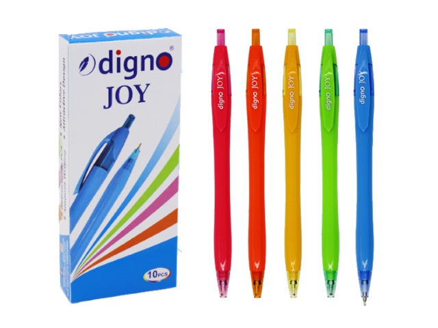 Ручка масляная Digno Joy синяя 0.7мм DG-10122