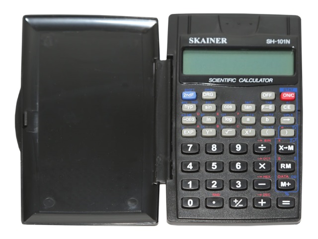 Калькулятор инженерный 10-разрядный Skainer черный SH-101N