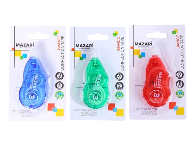 Корректор-лента Mazari 5мм* 3м Bianco М-4124