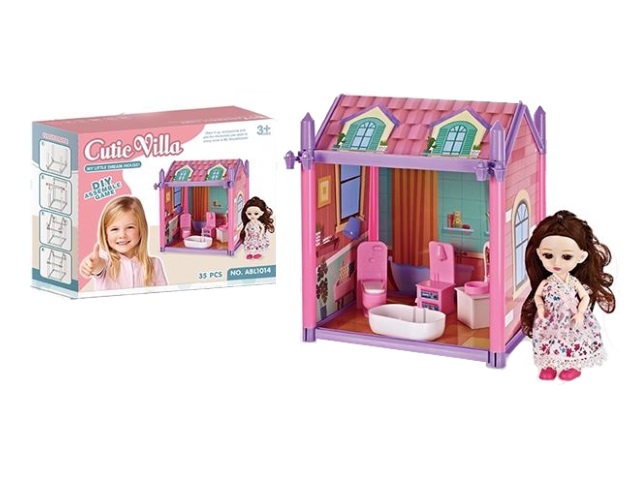 Мебель Cutie Villa Уютный домик с куклой 1230920