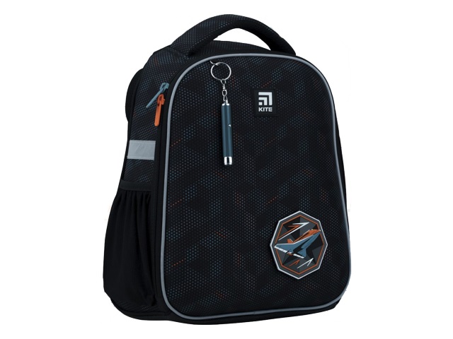 Ранец школьный Kite GoPack Education Spaceship 35*26*13.5см черный K22-555S-7