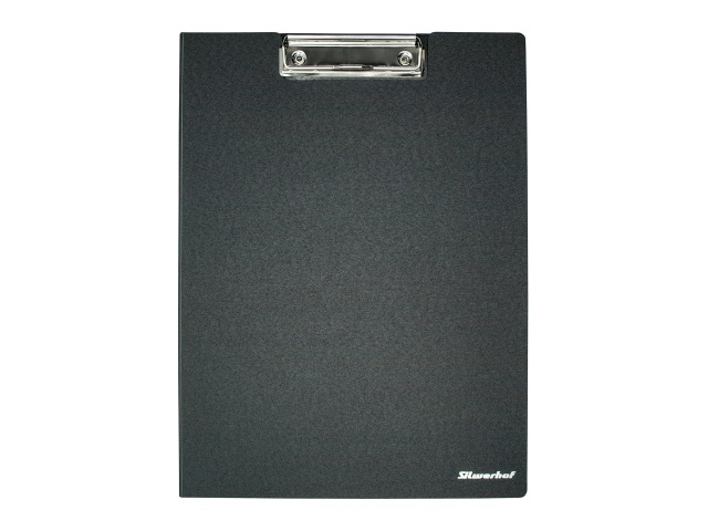 Папка-планшет А4 пластик Silwerhof черная 1690931