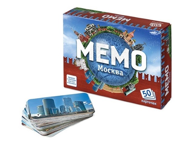 Настольная игра Мемо Москва 50 карточек 7205