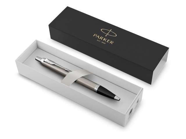 Ручка Parker шариковая IM Essential F319 Metal CT синяя CW2143631