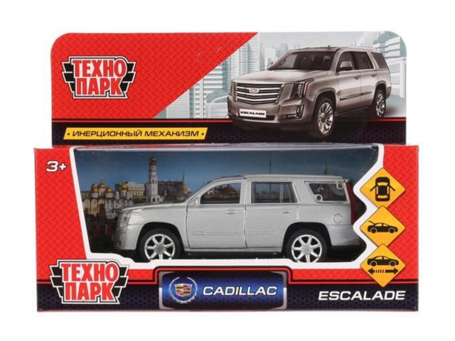 Машина металл Технопарк Cadillac Escalade 12 см серебристая ESCALADE-SL
