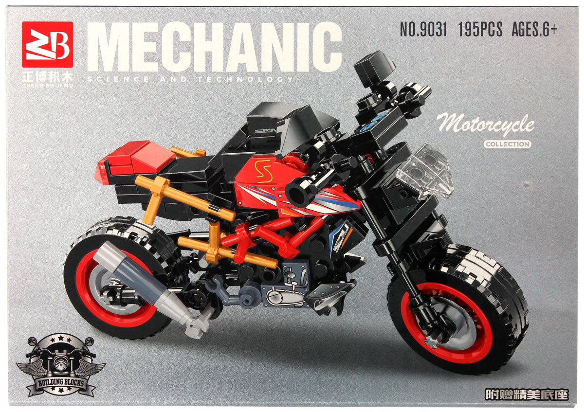 Конструктор Mechanic Motorcycle Collection 195 деталей KNS1405